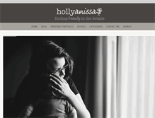 Tablet Screenshot of hollyanissa.com